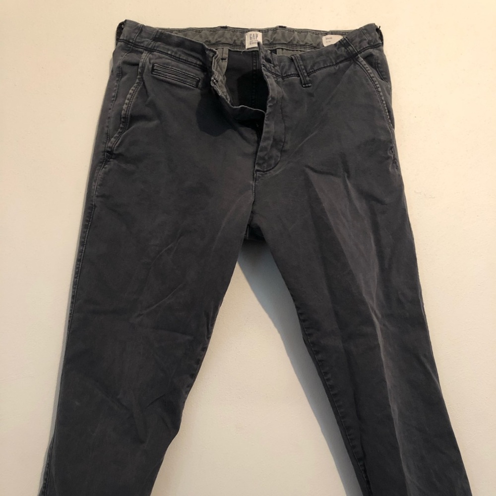 GAP navy slim fit pants